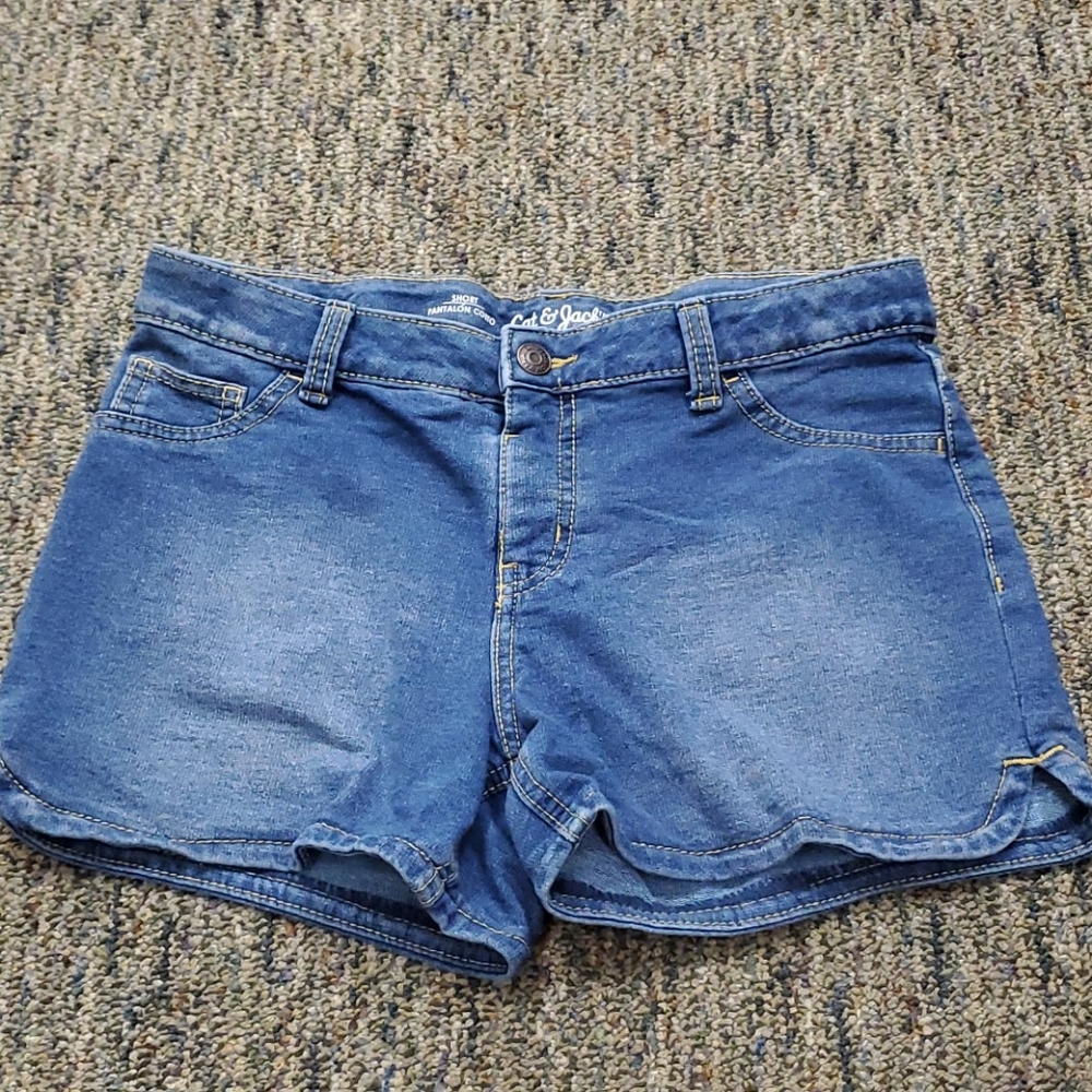 Girls' denim shorts